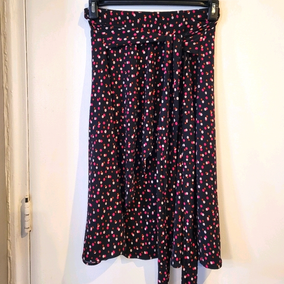 Leota Dresses & Skirts - Leota Polka Dot Wrap Skirt